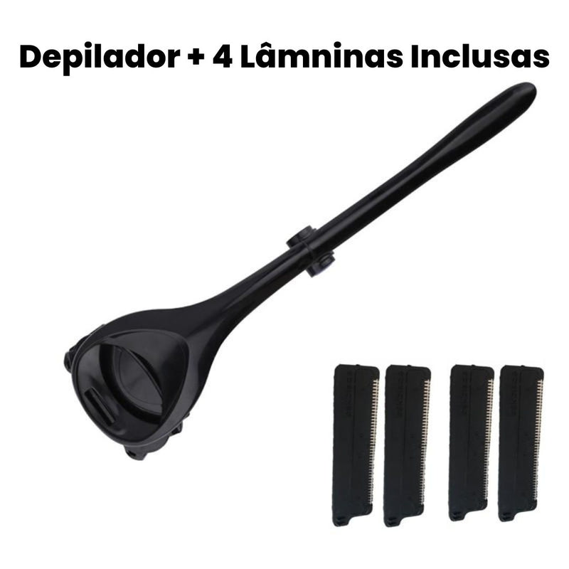 Depilador de Pelos nas Costas com Cabo Extensor - Max Plus