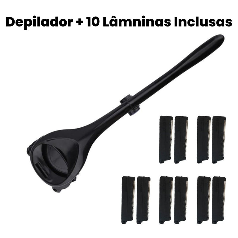 Depilador de Pelos nas Costas com Cabo Extensor - Max Plus