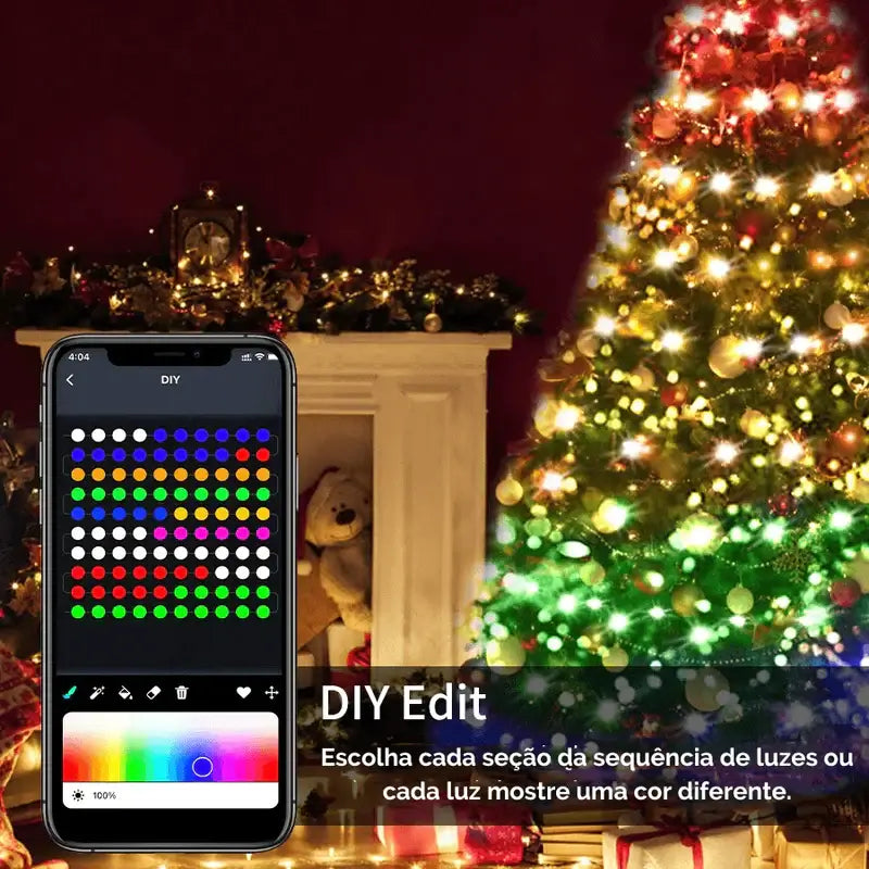 Smart Led - Pisca Pisca De Natal - Via Bluetooth