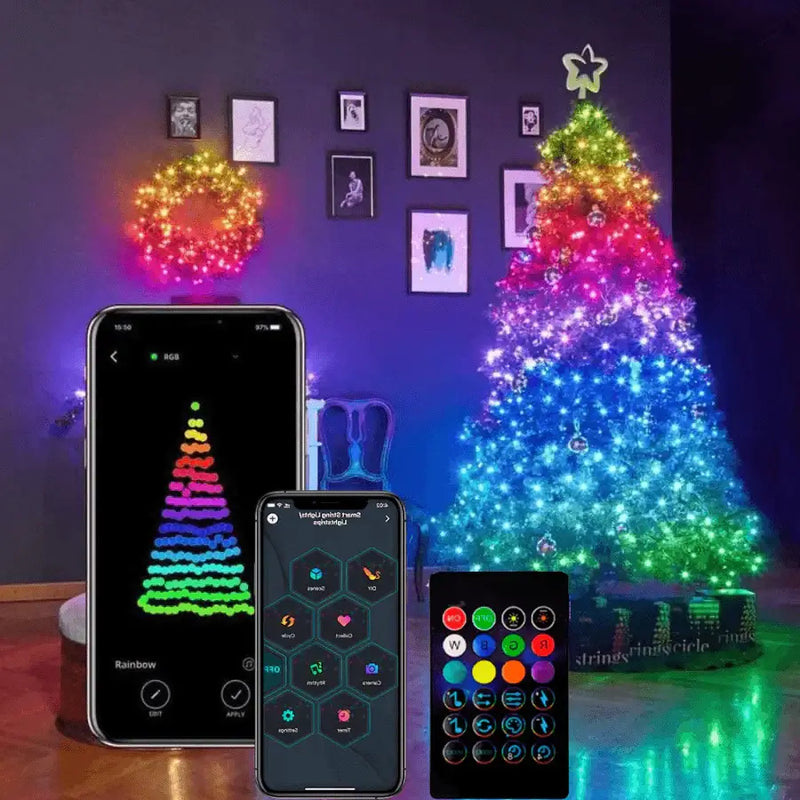 Smart Led - Pisca Pisca De Natal - Via Bluetooth