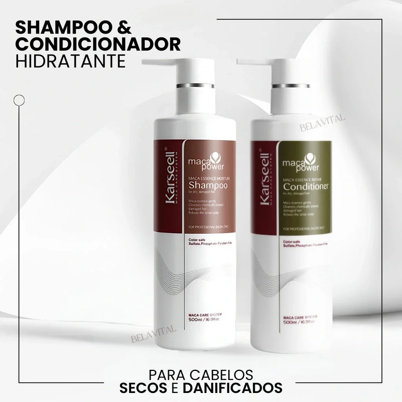 Kit Karseell - Shampoo e Condicionador: Cuidado Completo