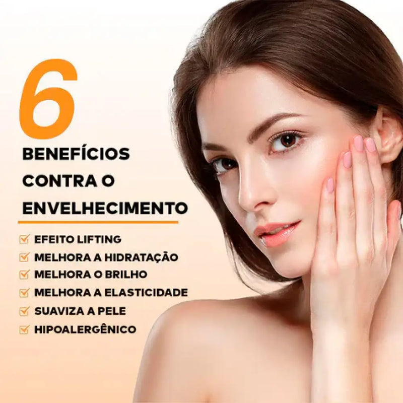 Gold Mask - Máscara Facial Antirrugas E Manchas