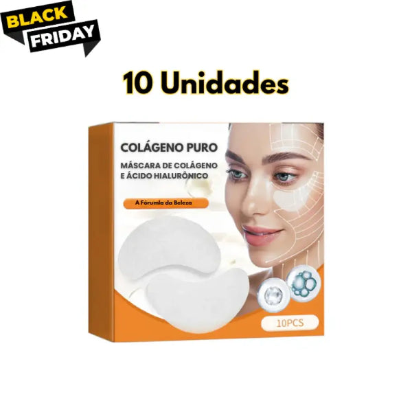 Kit Folhas De Colágeno Puro Solúvel - Original 10 Unidades (Tratamento Para 1 Mês) 154U Máscara