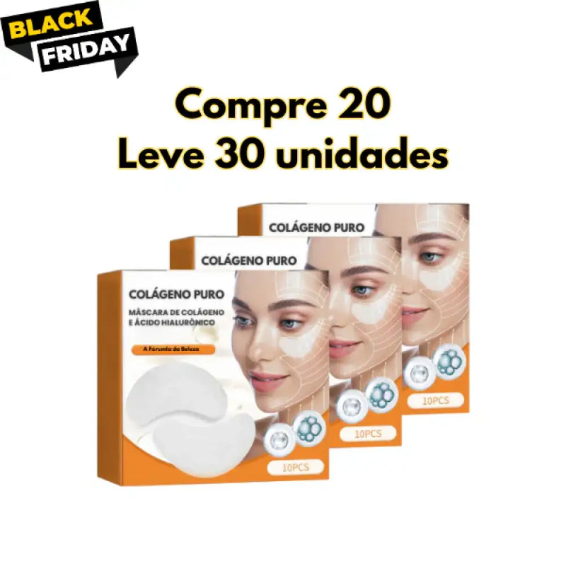 Kit Folhas De Colágeno Puro Solúvel - Original Compre 20 E Leve 30 (Mais Vendido) 154U Máscara