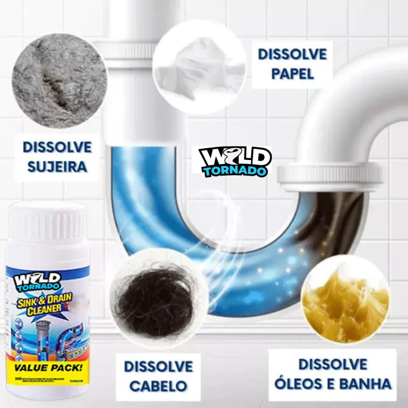 Wild Tornado® | Desentupidor Super Potente + Brinde Exclusivo