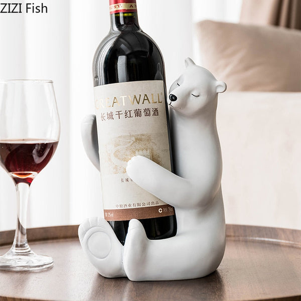 Suporte de Vinho Urso