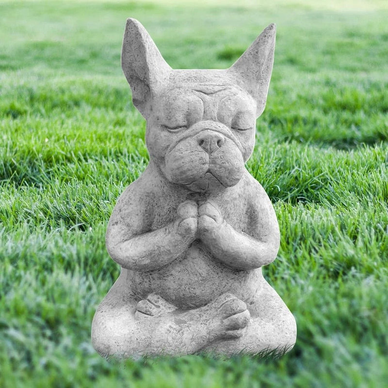 Estatueta BullDog Meditador