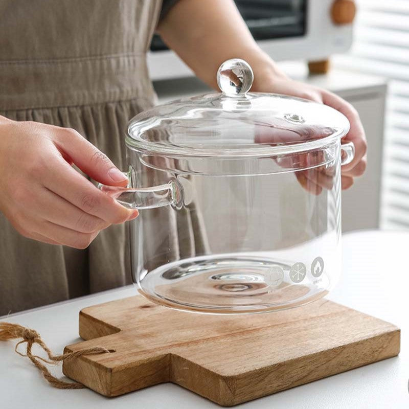 Panela de Vidro Transparente Gourmet | Linha Cook Pacasa