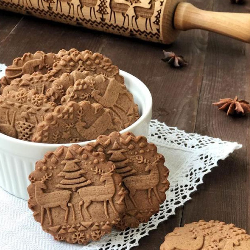 Rolo Modelador para Biscoitos de Natal