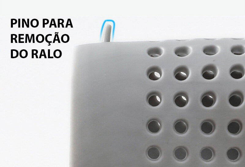 Ralo de Pia de Silicone Com Ventosas - Para Cozinha e Banheiro