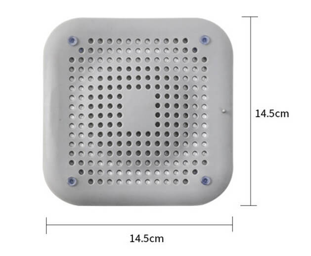 Ralo de Pia de Silicone Com Ventosas - Para Cozinha e Banheiro